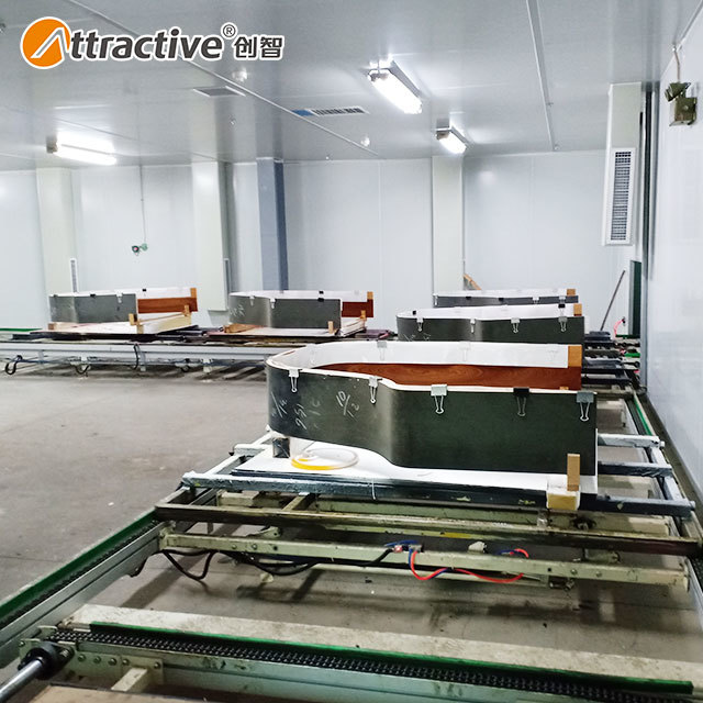 Оборудование для нанесения покрытий на дерево, распылительная машина, линия покраски пианино